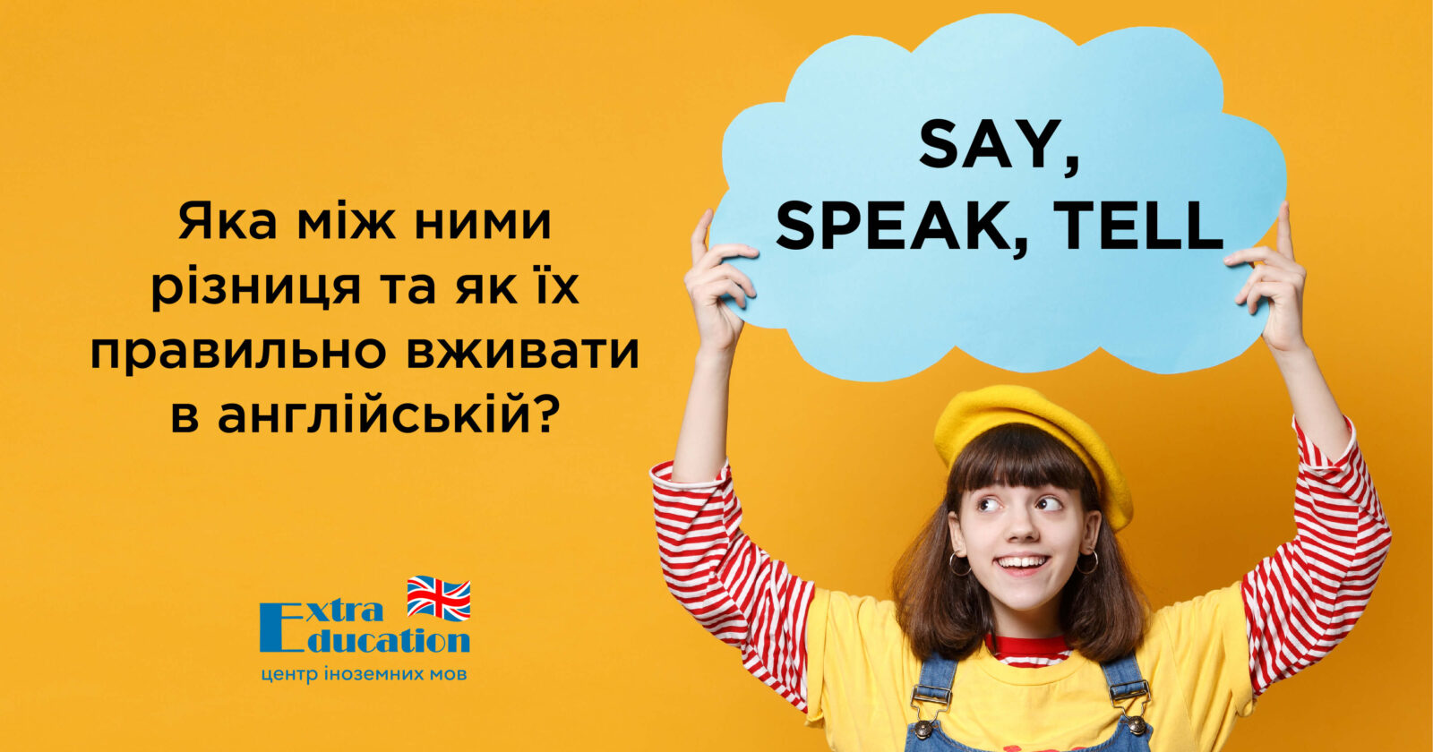 Say, Tell and Speak